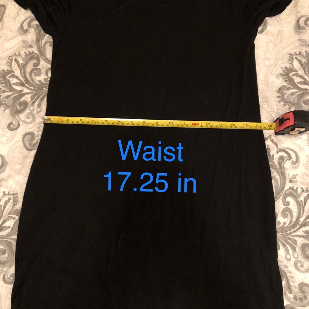 NWOT  (Boutique) Caralase Black T-Shirt Dress - Picture 7 of 7
